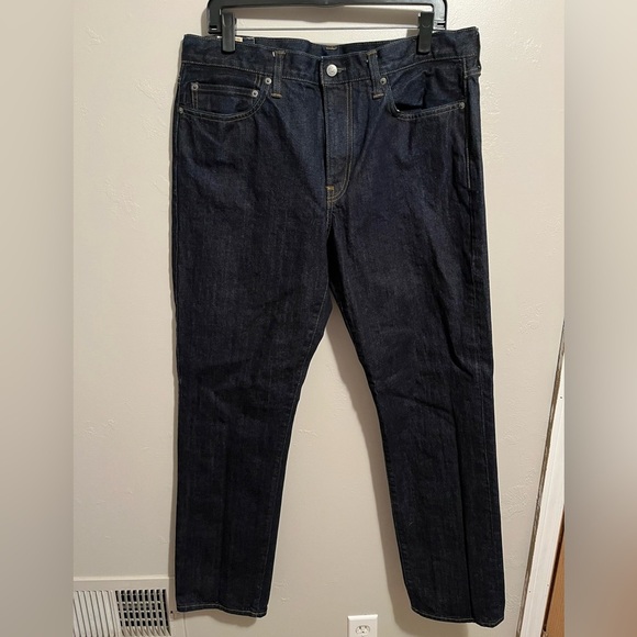 J. Crew Men's 770 Denim Jeans 36x34 Dark Wash - Picture 5 of 16